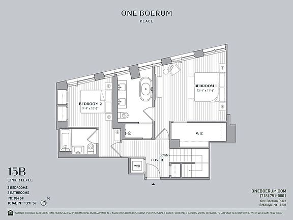 3rd image of 1 Boerum Pl #15B