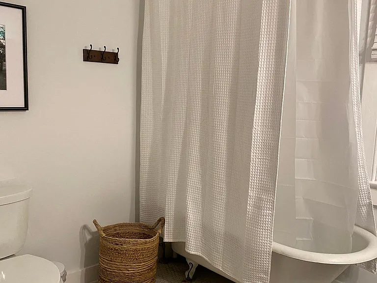 Claw tub + shower