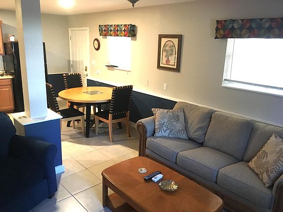 Comfortable living room with open floor plan.