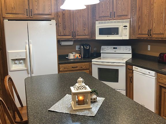 Kitchen with heated floor