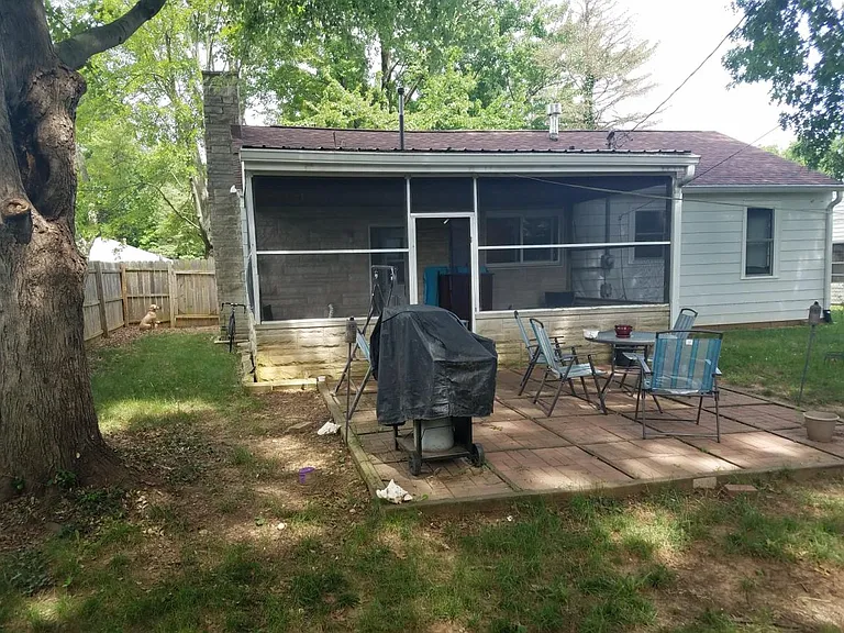 Back porch/patio view
