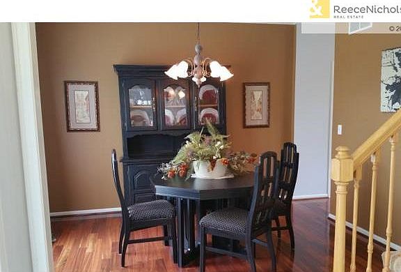 Formal Dining has Brazilian Cherry Hardwoods