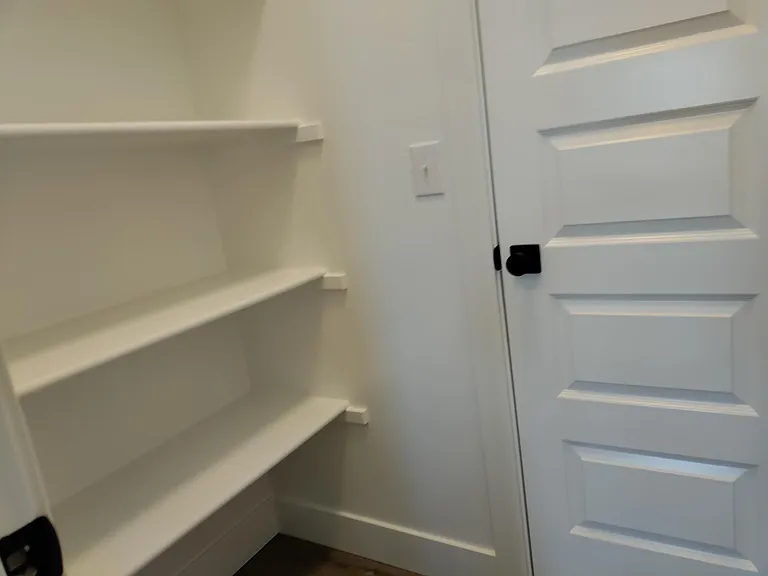 Inside kitchen pantry