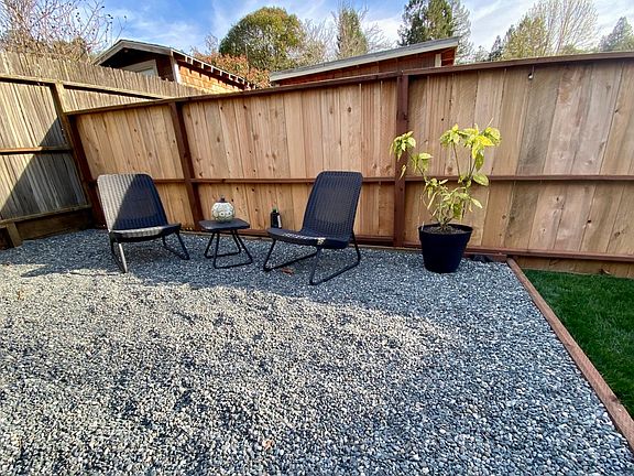 Private back yard