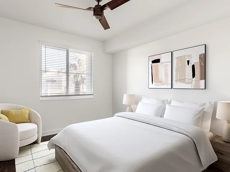 Retreat to a bedroom built for relaxation