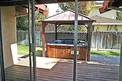 Deck and spa
