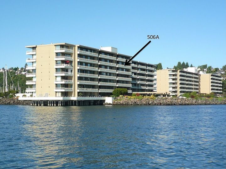 Sunset West Condominiums. Building A over water - Unit 506A shown in photo.