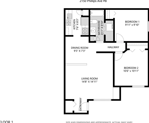 2 bed, 900 sqft, $1,365 — Photo 2