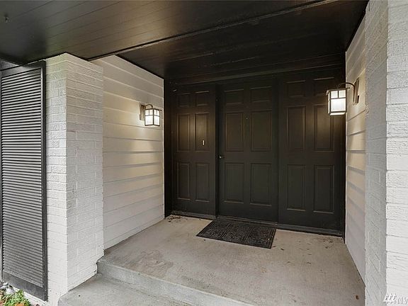 Enter to this large covered patio.