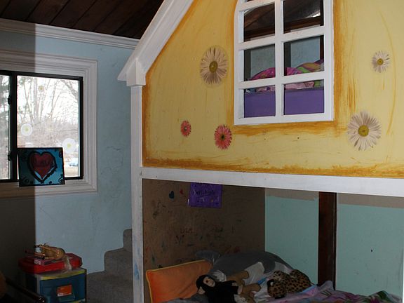 built in doll house bunkbeds