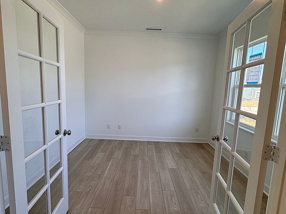 Office with french doors
