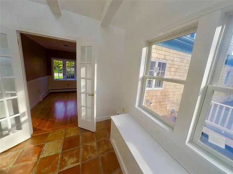 sunroom looking into mudroom