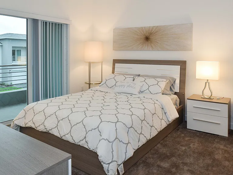 Secondary Bedroom, with Balcony