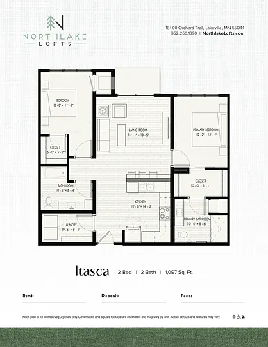 Floor plan Itasca