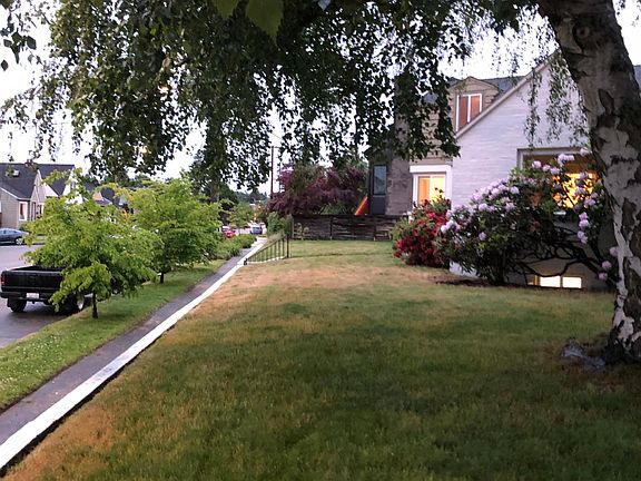 Large front yard