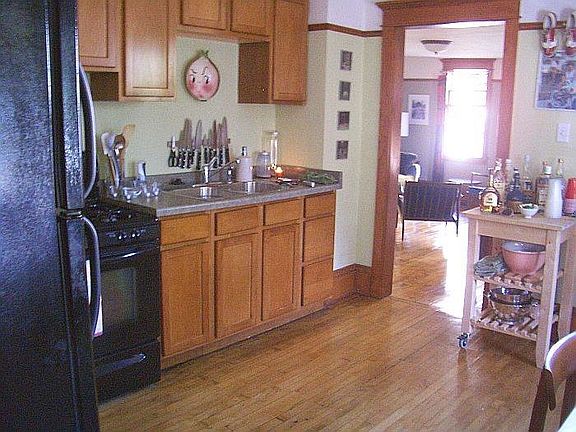 Maple cabinets + Pantry