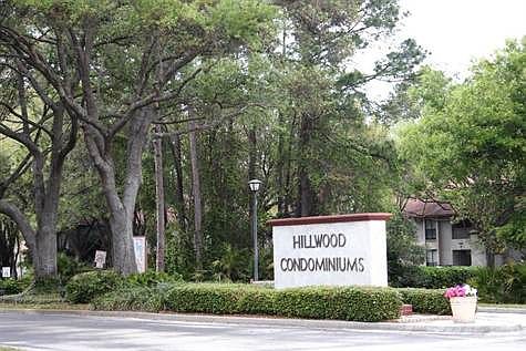 Hillwood Sign with Trees