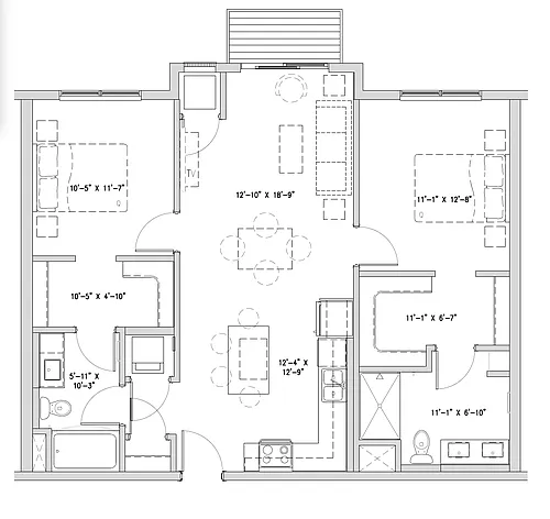 Floor plan Temperance River