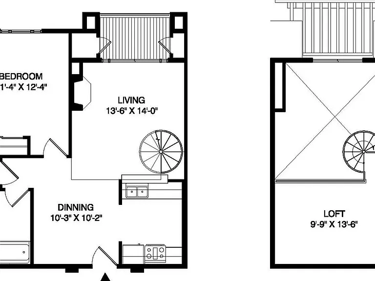 1 Bedroom Loft Bilbao 925 sq feet CL1 1 Bedroom Loft Bilbao 925 sq feet CL1
