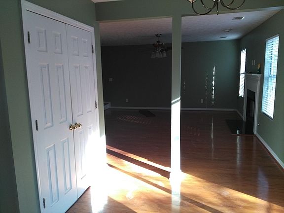 Kitchen pantry and family room (deck on right)