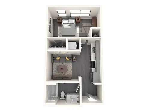 Floor plan 1E