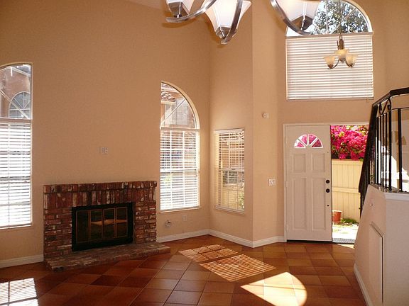 View from the kitchen. Nice and bright.
