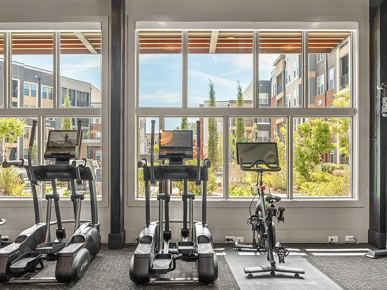 Cardio and Strength Training Fitness Center with Peloton