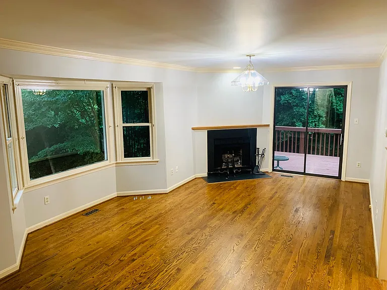 main level fireplace
