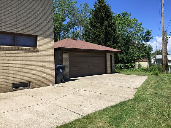 2 car garage with storage . 