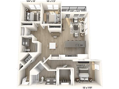 Floor plan C2-1