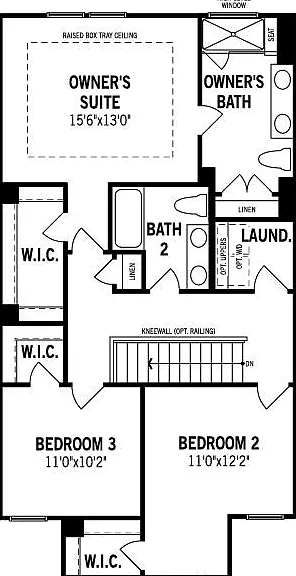 Second Floor Layout