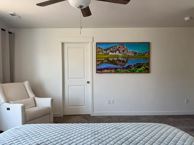 65" Hisense Frame TV included in Primary Bedroom