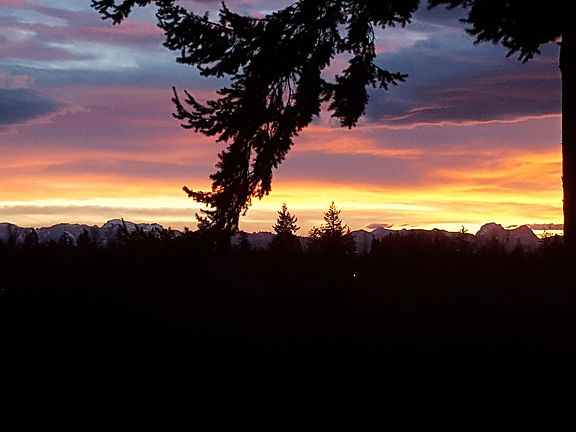 Sunrise from master bedroom