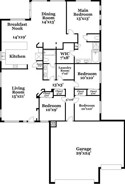 4 bed, 2.0 bath, 1864 sqft, $2,400 — Photo 2