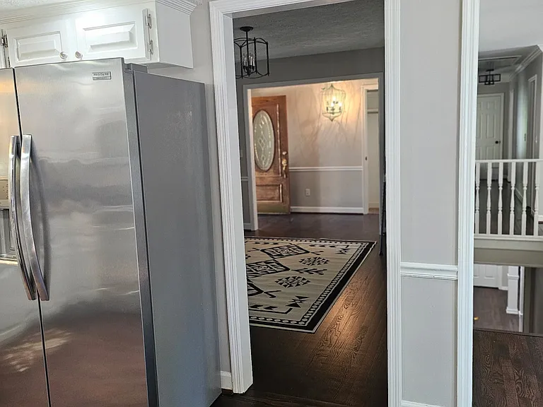 Kitchen entrance to formal Dining room.
