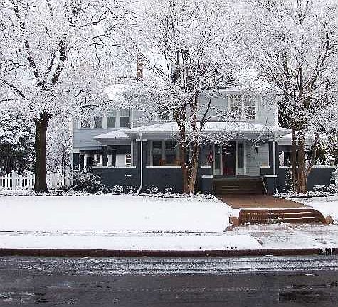 Rare snow fall Feb 2004