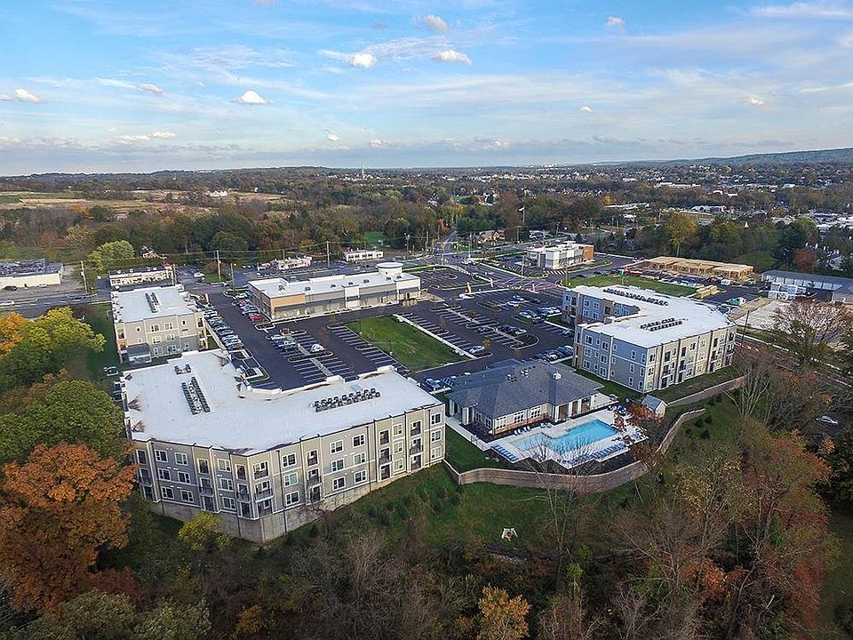Aerial View of Westside Apartments and Shopping