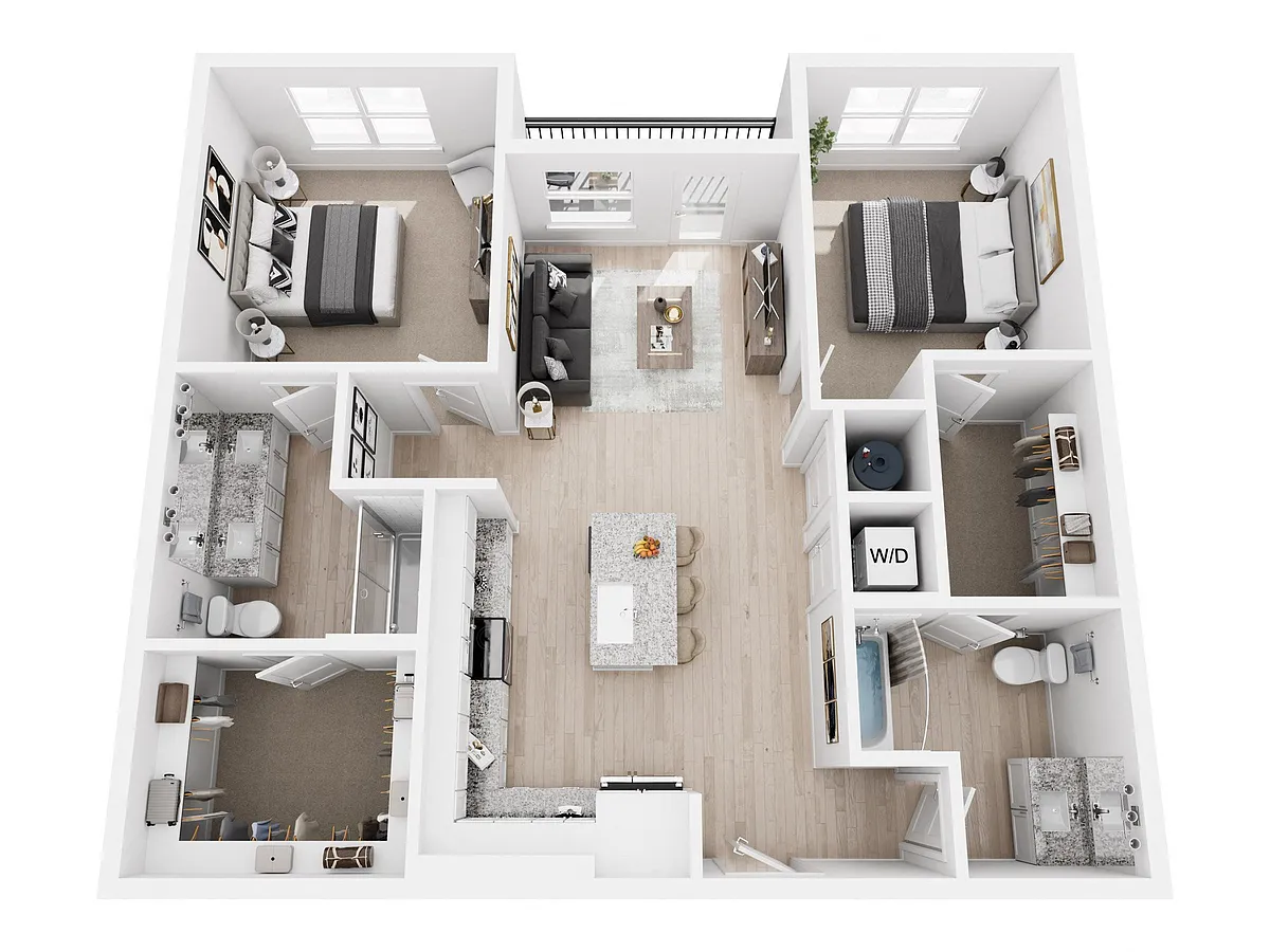 Floor plan B1A1