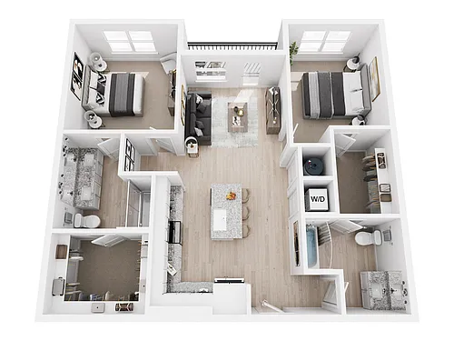 Floor plan B1A1