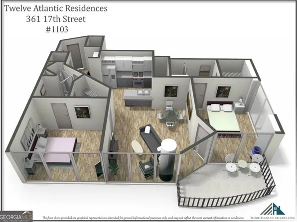 361 17th St Unit 1103, Atlanta, GA 30363
