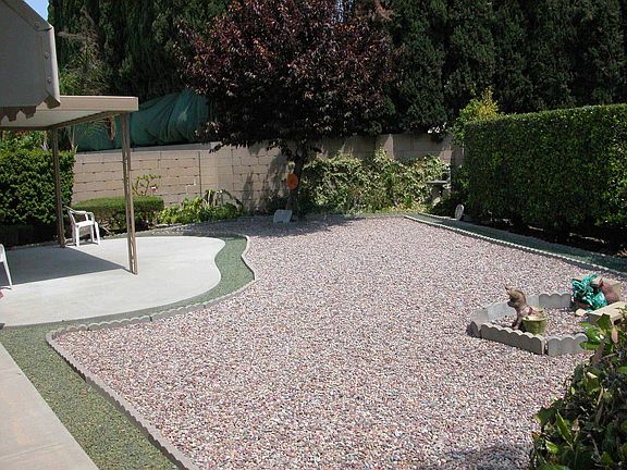 Huge private yard with mature landscaping