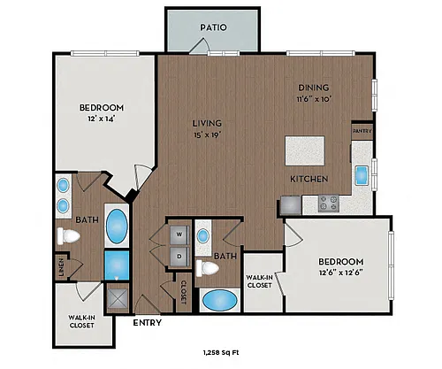 Floor plan Largo