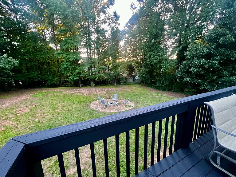 Large yard