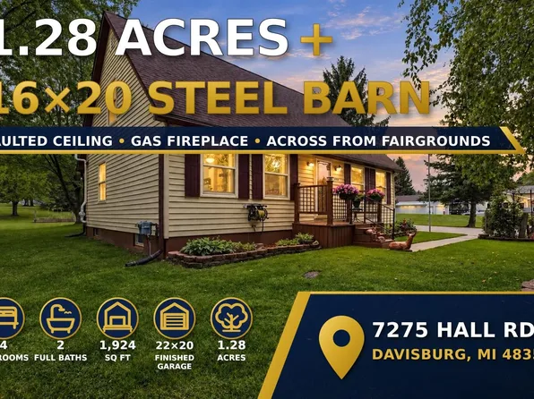 7275 Hall Rd, Davisburg, MI 48350