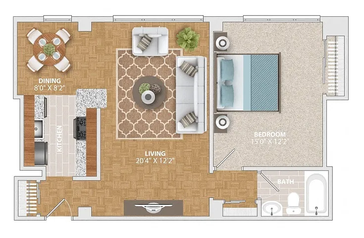 Floor plan The Belle Haven