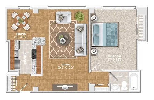 Floor plan The Belle Haven