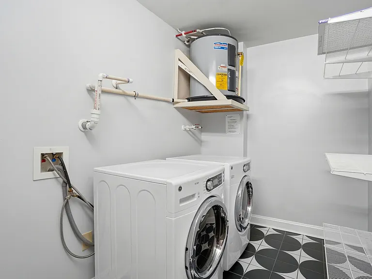 In unit laundry room