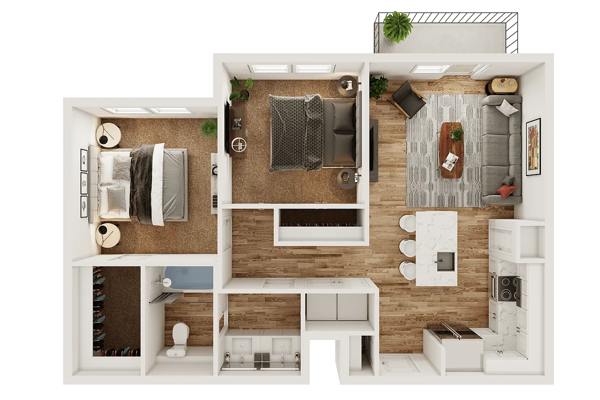 Floor plan B1