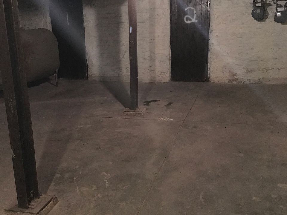 Storage rooms in basement 