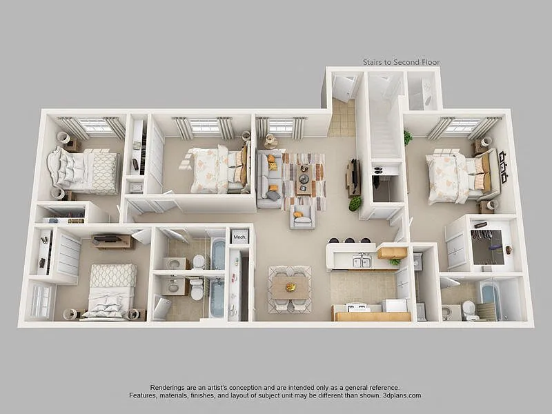 Floor plan 4 Bedroom